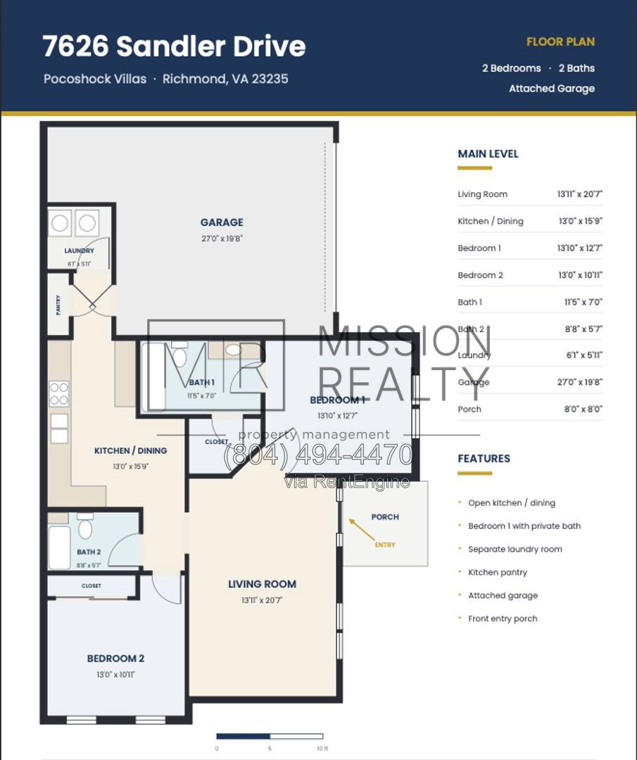 7626 Sandler Drive, Richmond, VA 23235